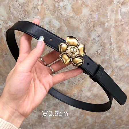 Gucci 20MM Leather Belt 414523 Black