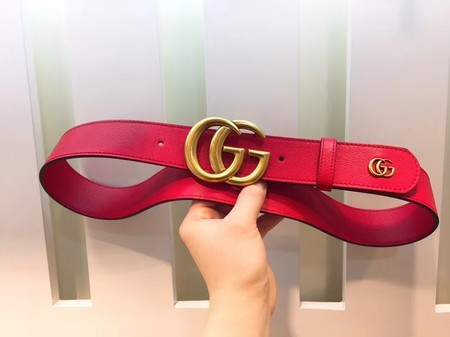 Gucci Leather Belt 414525 Red