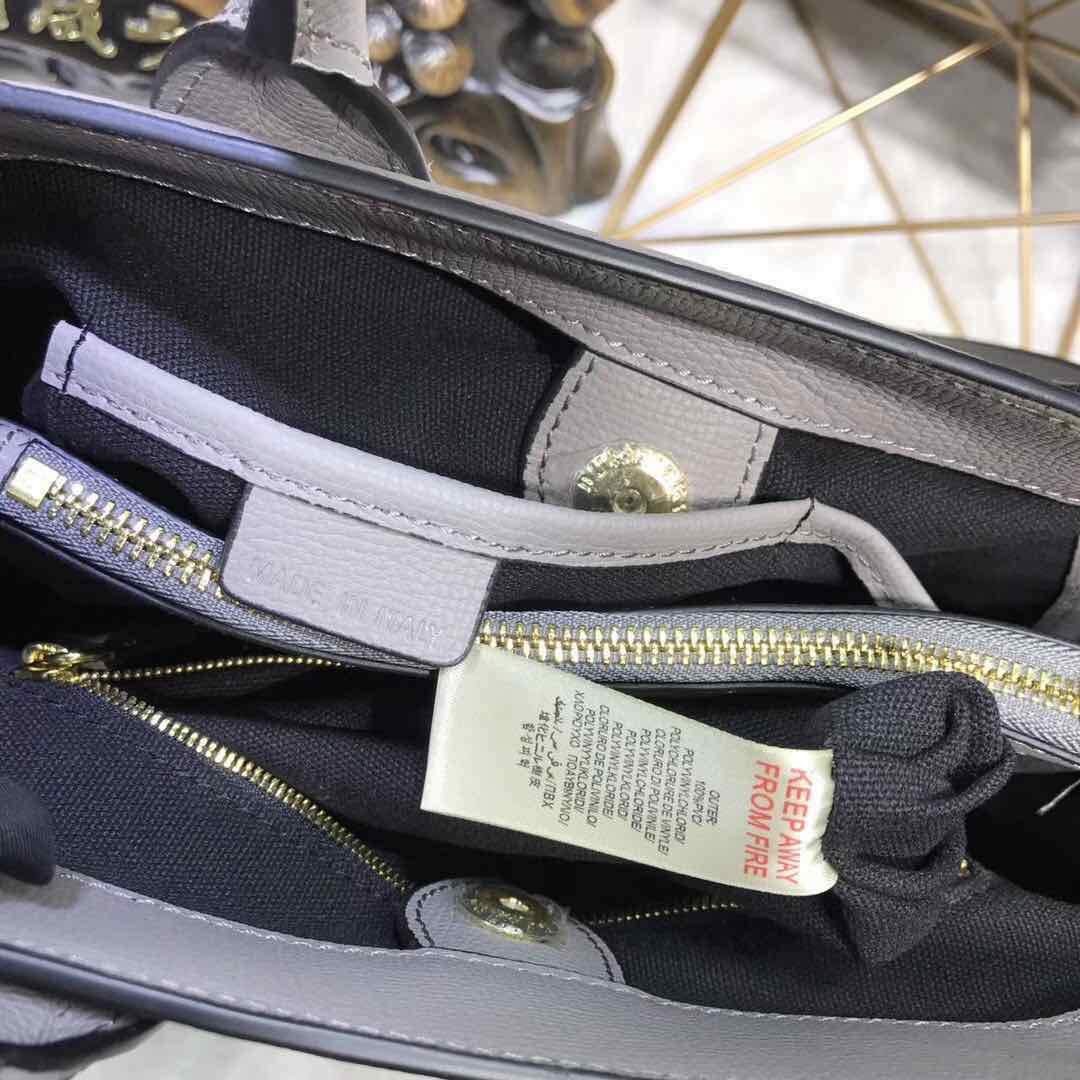 BurBerry Leather Tote Bag 5559 grey