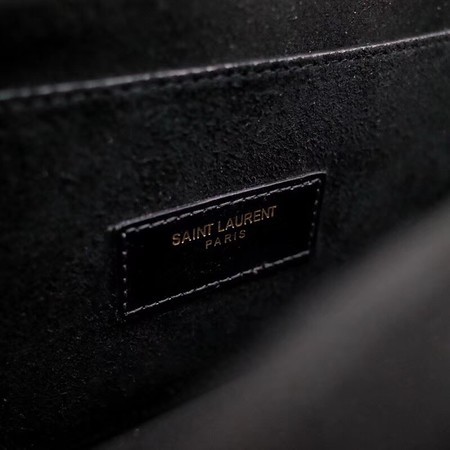 Yves Saint Laurent Original Calfskin Leather Shoulder Bag 482044 Black