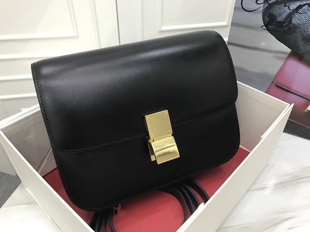 Celine Classic Box Flap Bag Original Calfskin Leather 3378 Black