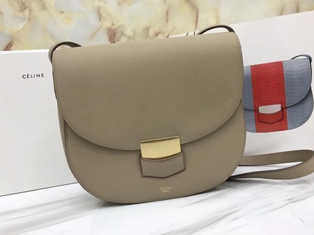 Celine Compact Trotteur Original Calfskin Leather 1269 Apricot