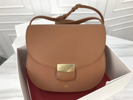 Celine Compact Trotteur Original Calfskin Leather 1269 Brown