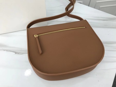 Celine Compact Trotteur Original Calfskin Leather 1269 Brown