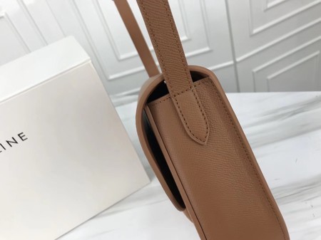 Celine Compact Trotteur Original Calfskin Leather 1269 Brown