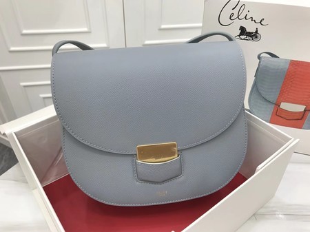 Celine Compact Trotteur Original Calfskin Leather 1269 Light Grey