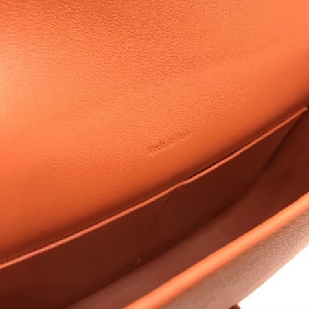 Celine Compact Trotteur Original Calfskin Leather 1269 Orange