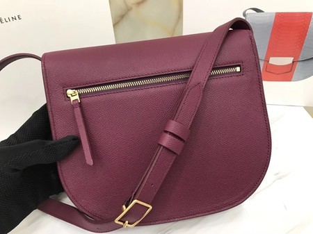 Celine Compact Trotteur Original Calfskin Leather 1269 Purple