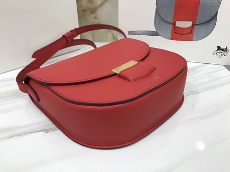 Celine Compact Trotteur Original Calfskin Leather 1269 Red