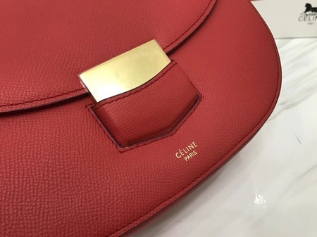 Celine Compact Trotteur Original Calfskin Leather 1269 Red