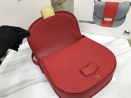 Celine Compact Trotteur Original Calfskin Leather 1269 Red