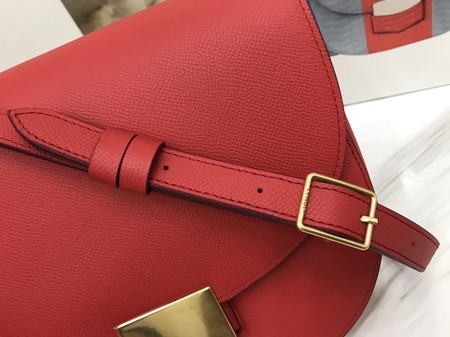 Celine Compact Trotteur Original Calfskin Leather 1269 Red