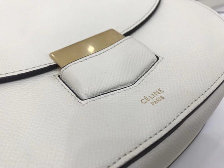 Celine Compact Trotteur Original Calfskin Leather 1269 White