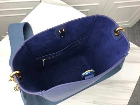 Celine Cabas Phantom Bags Original Calfskin Leather 3370 Skyblue