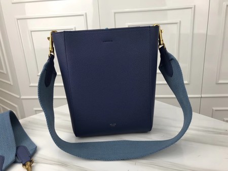 Celine Cabas Phantom Bags Original Calfskin Leather 3370 Skyblue