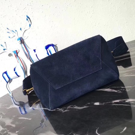 Celine Cabas Phantom Bags Original Nubuck Leather 3370 Blue