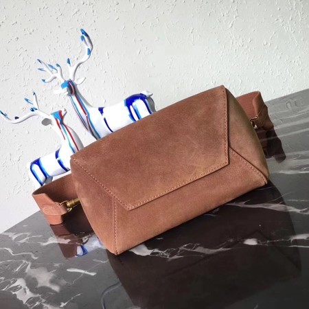 Celine Cabas Phantom Bags Original Nubuck Leather 3370 Brown