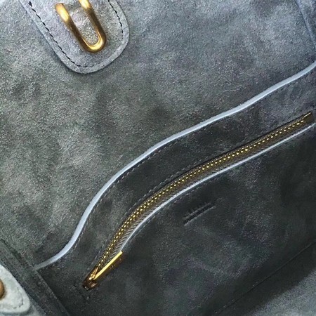 Celine Cabas Phantom Bags Original Nubuck Leather 3370 Grey