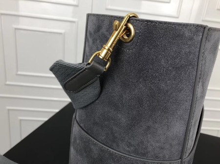 Celine SEAU SANGLE Cabas Bags Original Nubuck Leather 3369 Grey