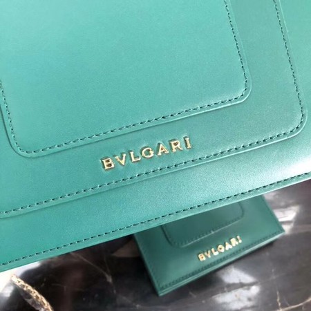 BVLGARI Forever Serpenti In Love Shoulder Bag Calfskin Leather BG90031 Green