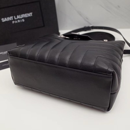 Yves Saint Laurent LOULOU Original Leather Tote Bag 502717 Black