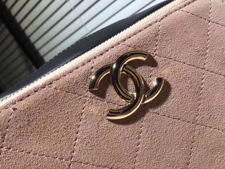 Chanel Calfskin Leather Shoulder Bag 56987 Pink&Red
