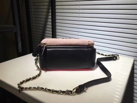 Chanel Calfskin Leather Shoulder Bag 56987 Pink&Red