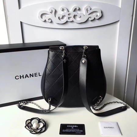 Chanel Backpack Original Cannage Patterns 5697 Black