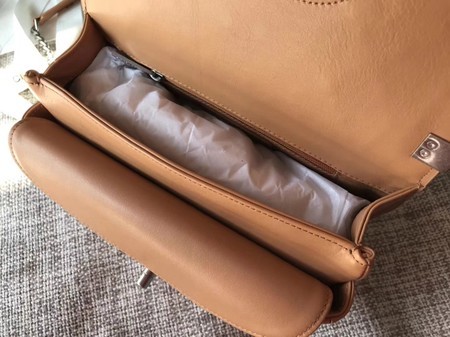 Chanel Original Calfskin Leather Shoulder Bag 4569 Apricot