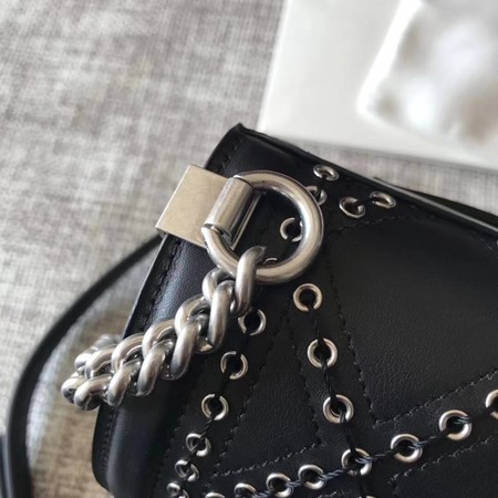 Chanel Original Calfskin Leather Shoulder Bag 4569 Black