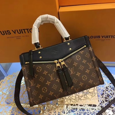 Louis Vuitton Monogram Canvas POPINCOURT 44195 Black