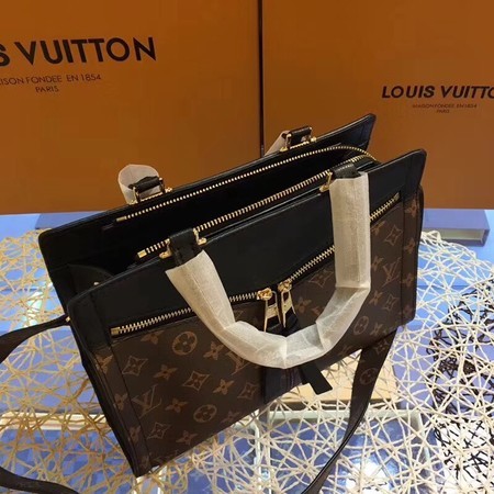 Louis Vuitton Monogram Canvas POPINCOURT 44195 Black