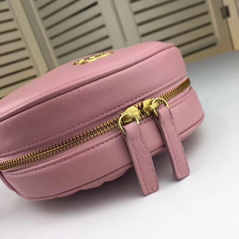 Chanel Sheepskin Leather Shoulder Bag 3698 pink