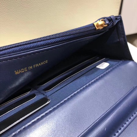 Chanel Flap Shoulder Bag Original Caviar Leather 5698 blue