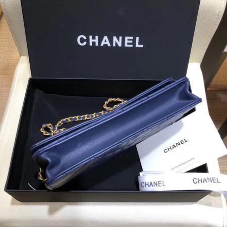 Chanel Flap Shoulder Bag Original Caviar Leather 5698 blue