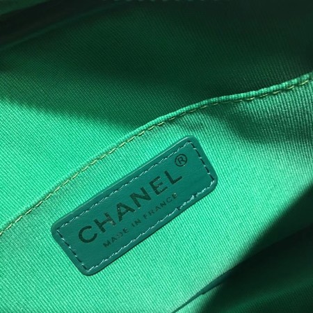 Chanel Original Sheepskin Leather Shoulder Bag 22500 green