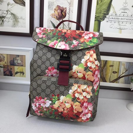 Gucci GG Blooms Backpack 405019 red