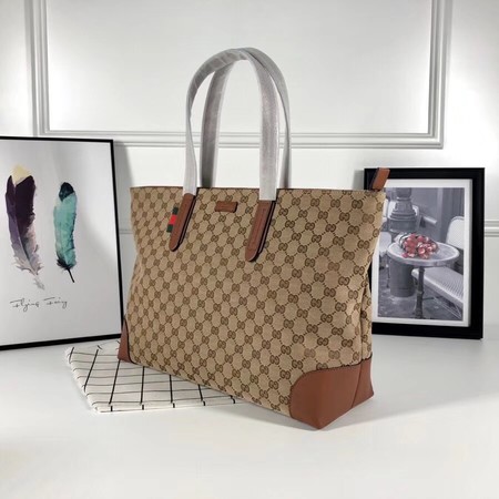 Gucci GG canvas shoulder bag 308928 apricot