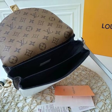 Louis vuitton original monogram canvas chantilly lock bag M43590 apricot