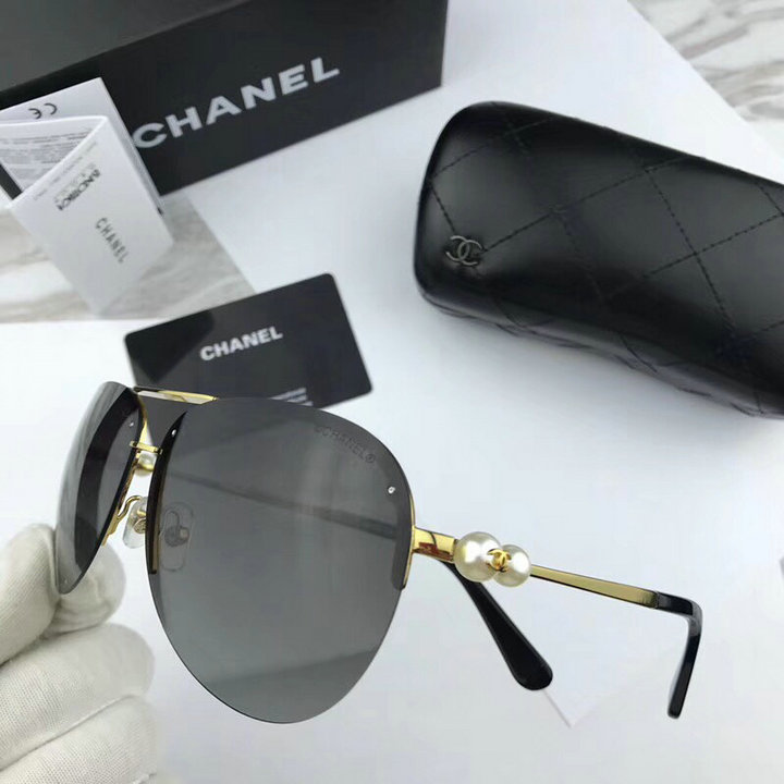 Chanel Newest Fashion Sunglasses Top Quality CC0127