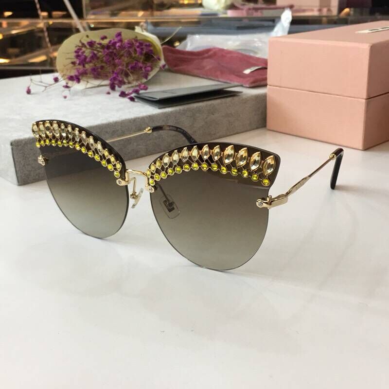 MiuMiu Newest Fashion Sunglasses Top Quality MM0006