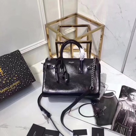 Yves Saint Laurent Original Calfskin Leather tote bag 2827 black
