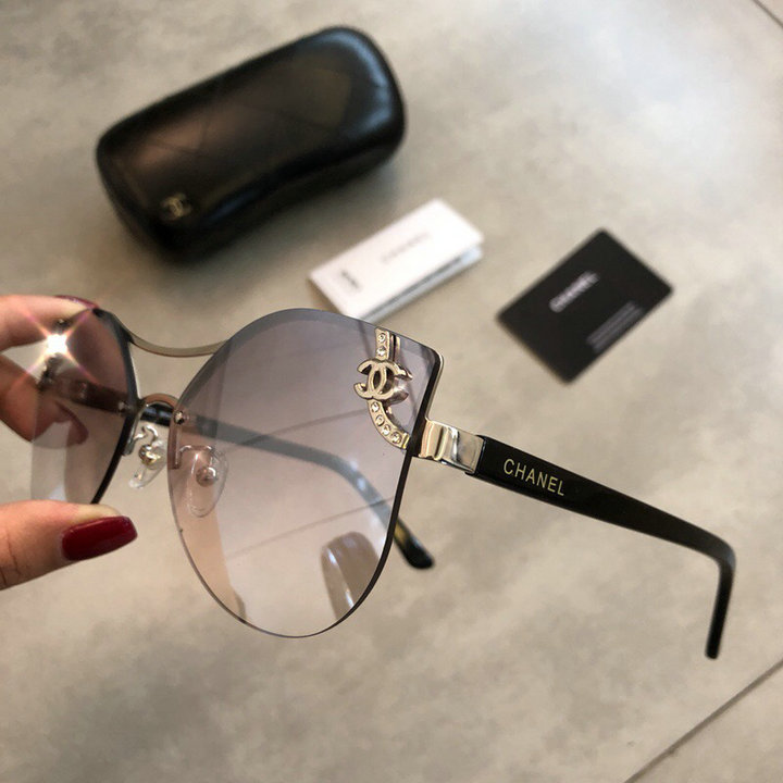 Chanel Newest Fashion Sunglasses Top Quality CC0174
