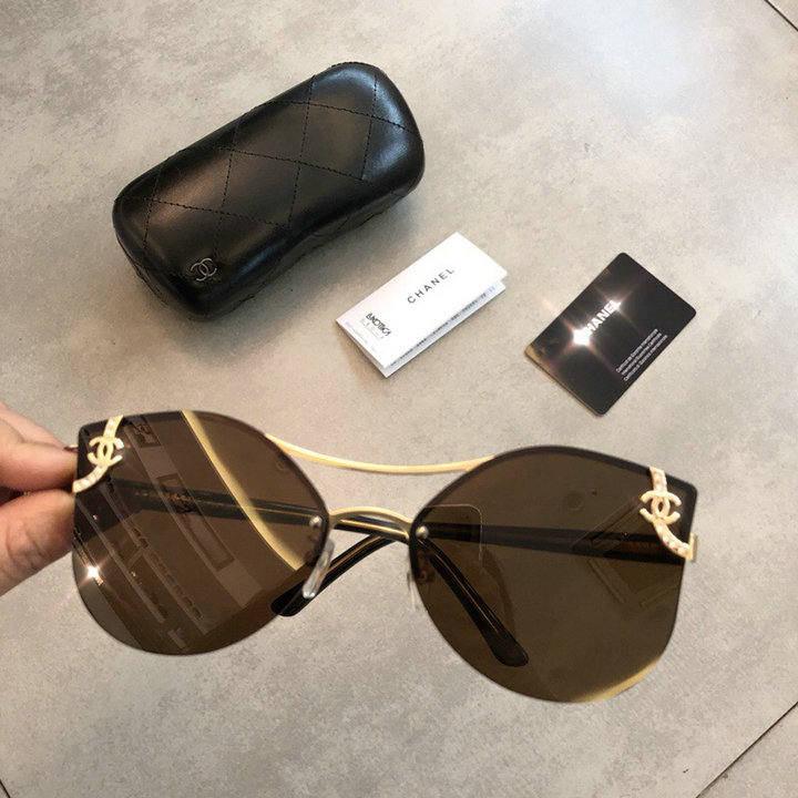 Chanel Newest Fashion Sunglasses Top Quality CC0177