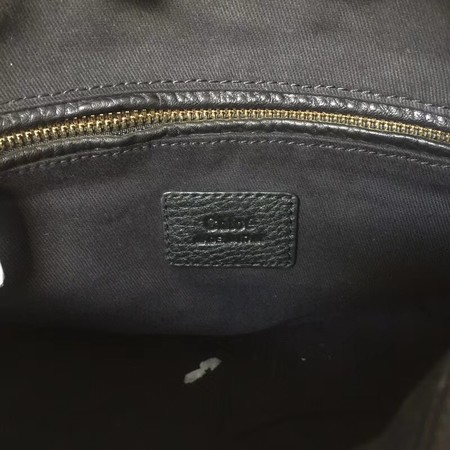 Chloe Marcie original Calfskin Leather Top Handle Bag 166320 black