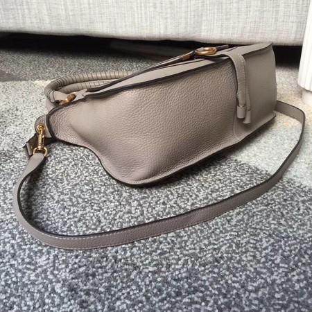 Chloe Marcie original Calfskin Leather Top Handle Bag 166320 grey