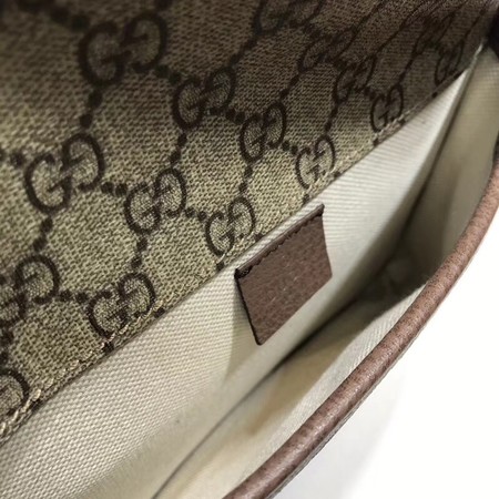 Gucci GG canvas supreme waist pack 489617 brown