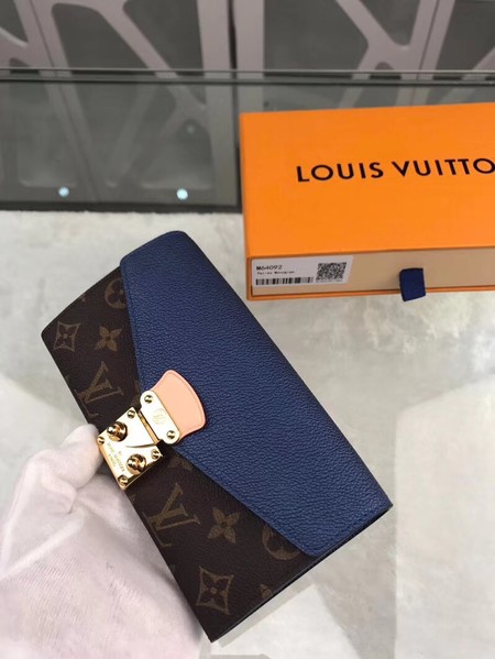 Louis Vuitton Monogram Canvas PALLAS WALLET M58414 Blue