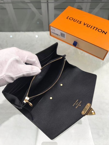 Louis Vuitton Monogram Empreinte PALLAS WALLET M62458 Black
