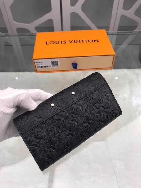 Louis Vuitton Monogram Empreinte PALLAS WALLET M62458 Black